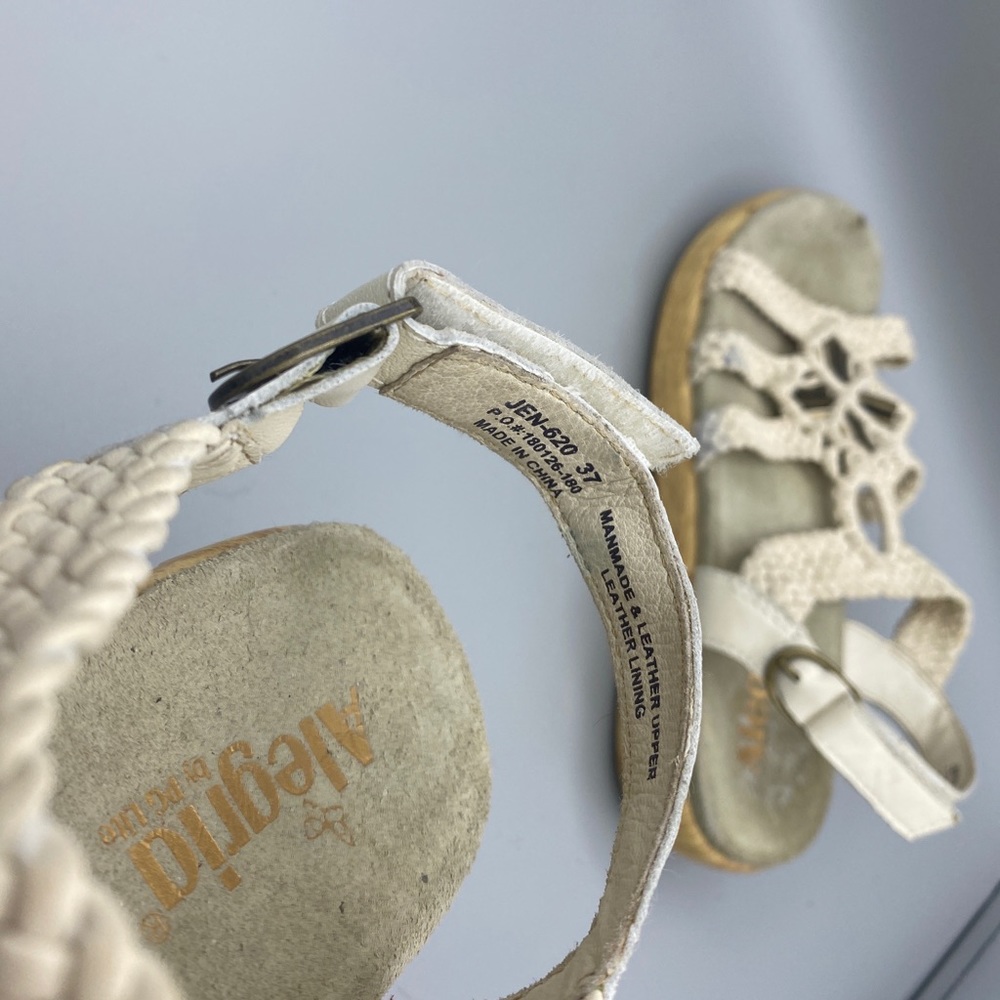 Alegria Jena Slingback Sandals US Women’s 6.5 Cream JEN-620 - Picture 5 of 8